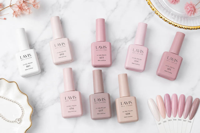 Différents types de gel pour ongles