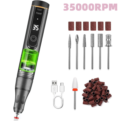 Ponceuse Électrique 35 000 RPM — Manucure Pro Sans Fil