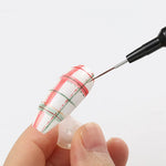 Set 3 Pinceaux Liner Ultra-Fins — Nail Art & Micro French vue 2
