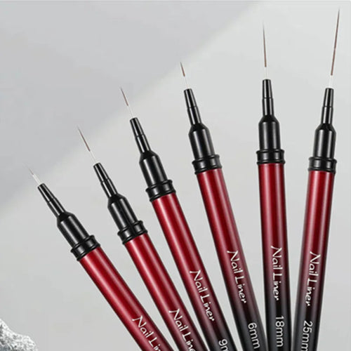 Set 3 Pinceaux Liner Ultra-Fins — Nail Art & Micro French