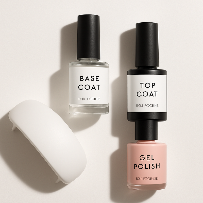 Kit Essentiel Gel — Base + Top Coat + Couleur