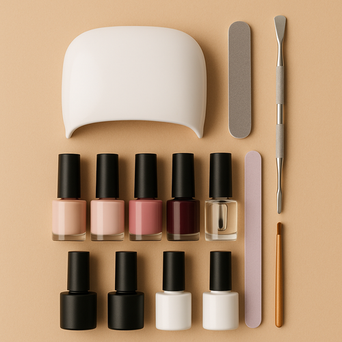 Kit Manucure Gel Complet Débutant — Lampe + Gels + Accessoires