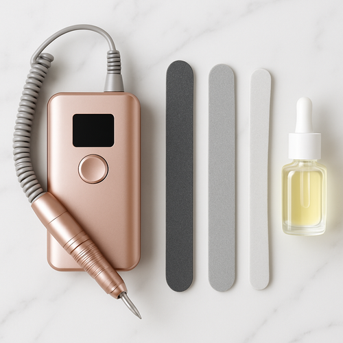 Kit Manucure Pro — Ponceuse + Limes + Soin