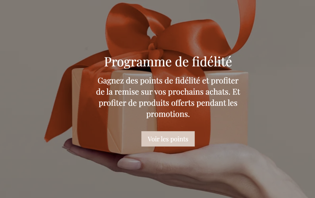 Programme fidélité