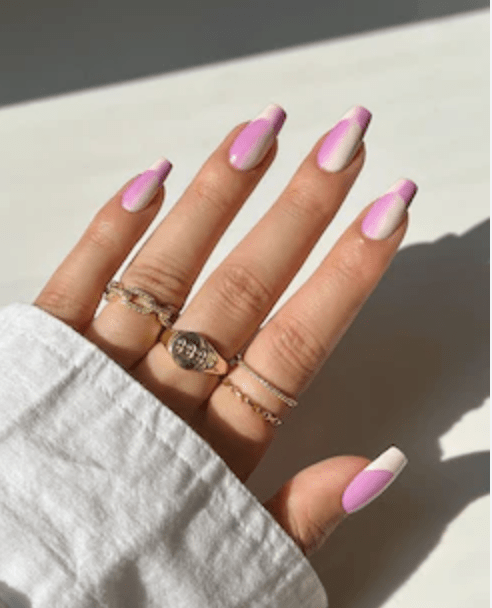 double ombre nails